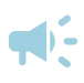 アイコン：拡声器のイラスト